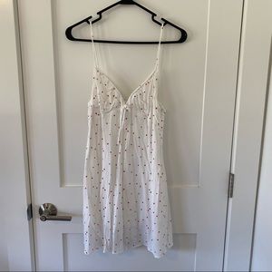 Sweetheart mini dress